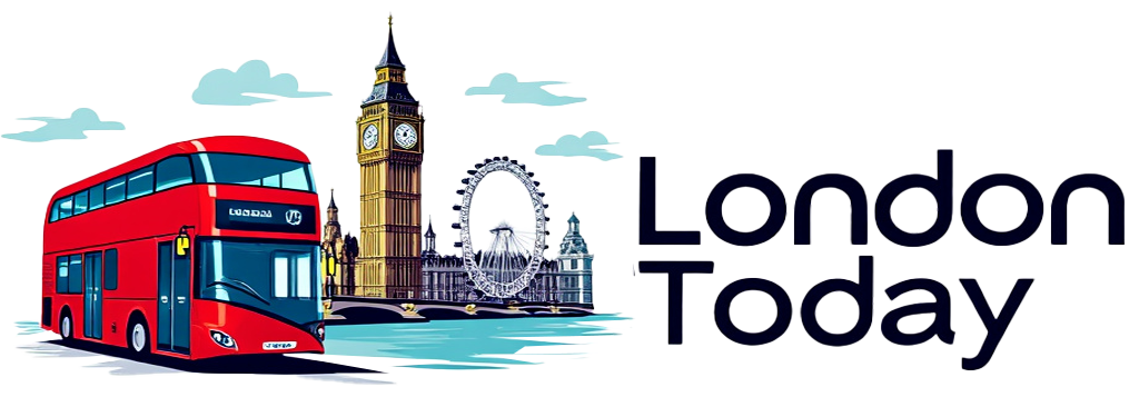 cropped london today logo flower font