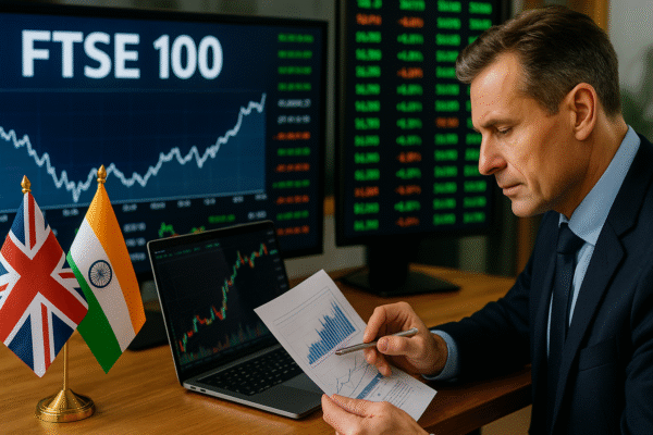 FTSE Climbs as UK India Trade Deal Fuels Winning Momentum