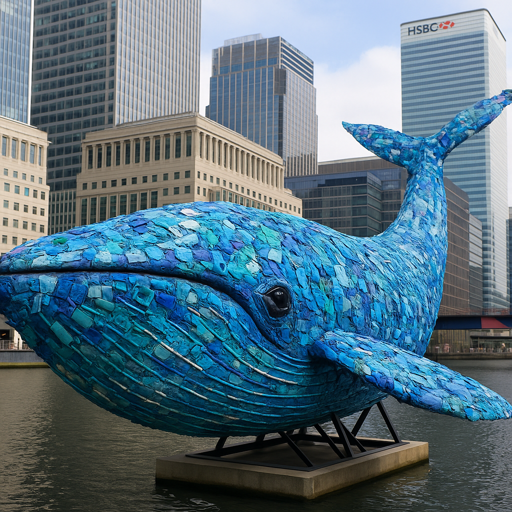 The Blue Whale Sculpture A Powerful Statement on Plastic Pollution