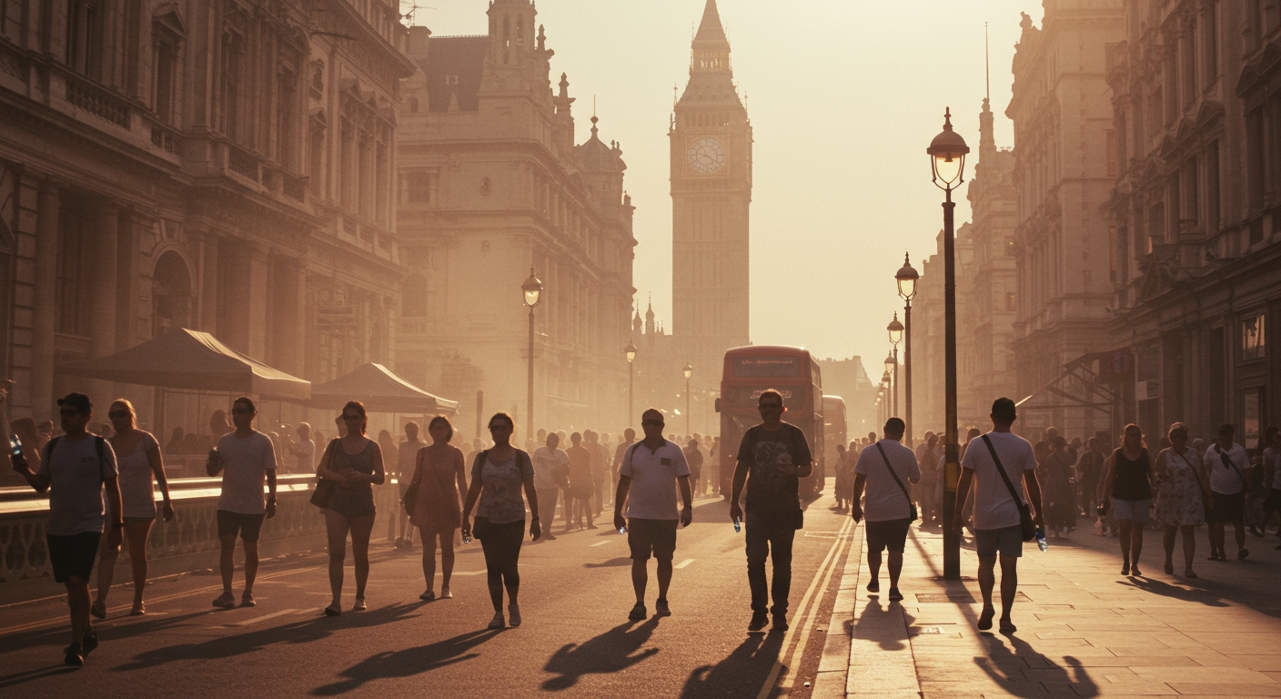London Braces for Record Heatwave: UKHSA Issues Amber Alert as Temperatures Soar Towards 34°C