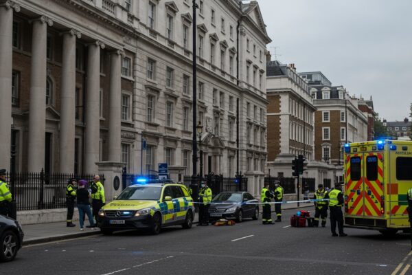Seven Men Charged with Assault Following Incident at Iranian Embassy in London