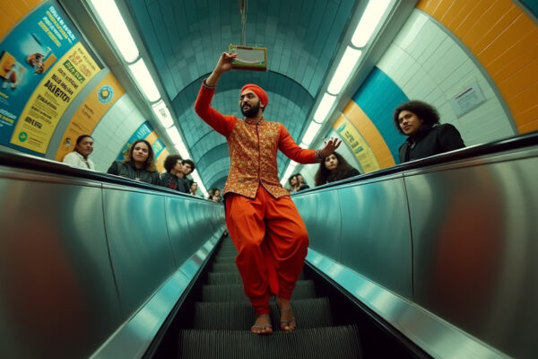 Bhangra Beats on the Tube: London Underground Escalator Dance Goes Viral