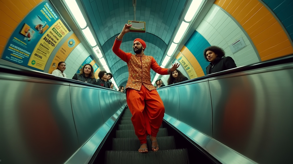 Bhangra Beats on the Tube: London Underground Escalator Dance Goes Viral