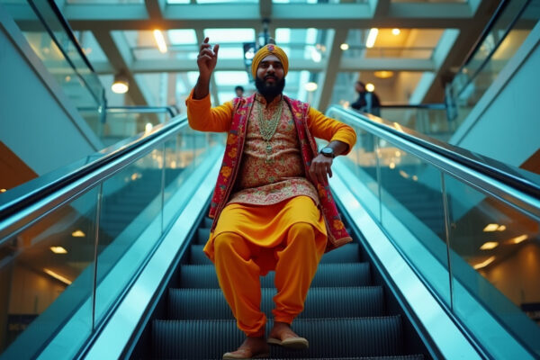 Bhangra Dance on London Escalator Goes Viral
