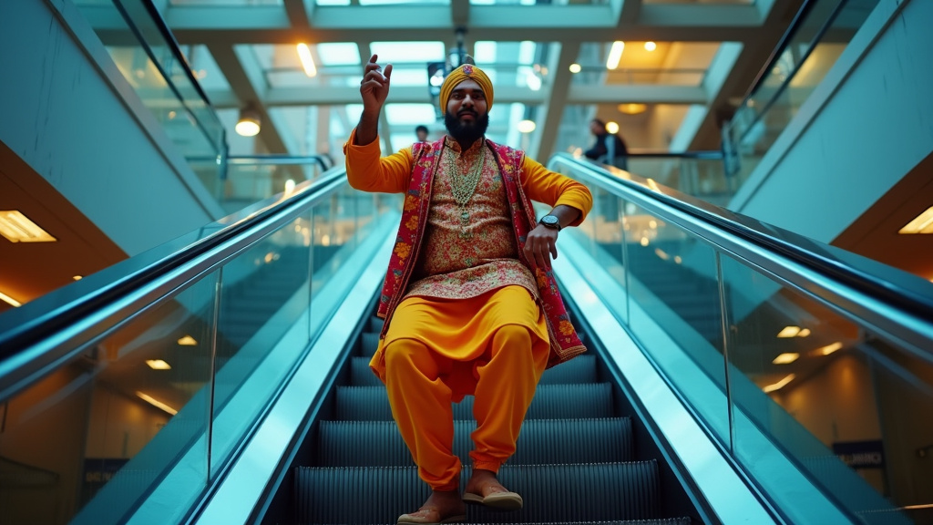 Bhangra Dance on London Escalator Goes Viral