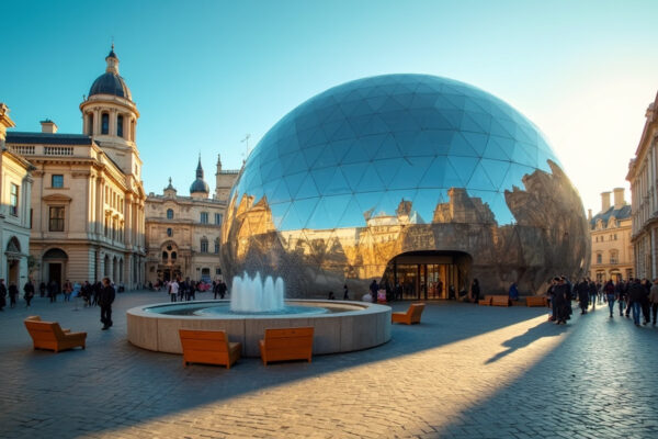 Central London to Welcome New 'Dome' Inspired by Knights Templar Church, Alongside Micro Museum and West End Live Return
