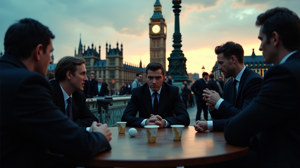London Scammers Target Tourists with Cup and Ball Game on Westminster Bridge