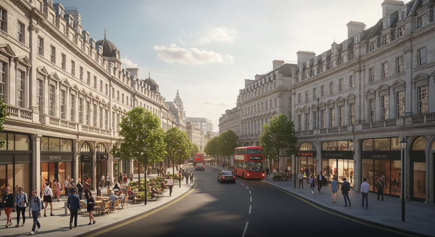 London Unveils Future Plans: Regent Street Pedestrian Vision, Pioneering Statue, TfL 25th Anniversary, and Royal Academy Expansion