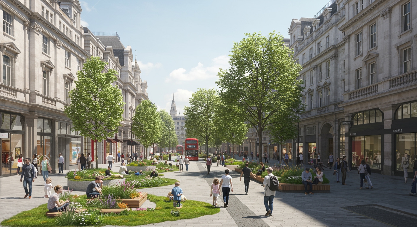 London's West End Transformation: Regent Street Pedestrian Plan Unveiled for Enhanced Tourist Experience
