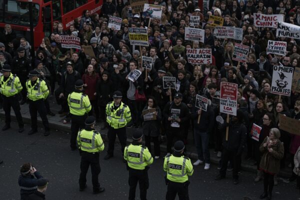 More Than 20 Arrested in London Protest Supporting Banned Palestine Action Group Under Terrorism Laws