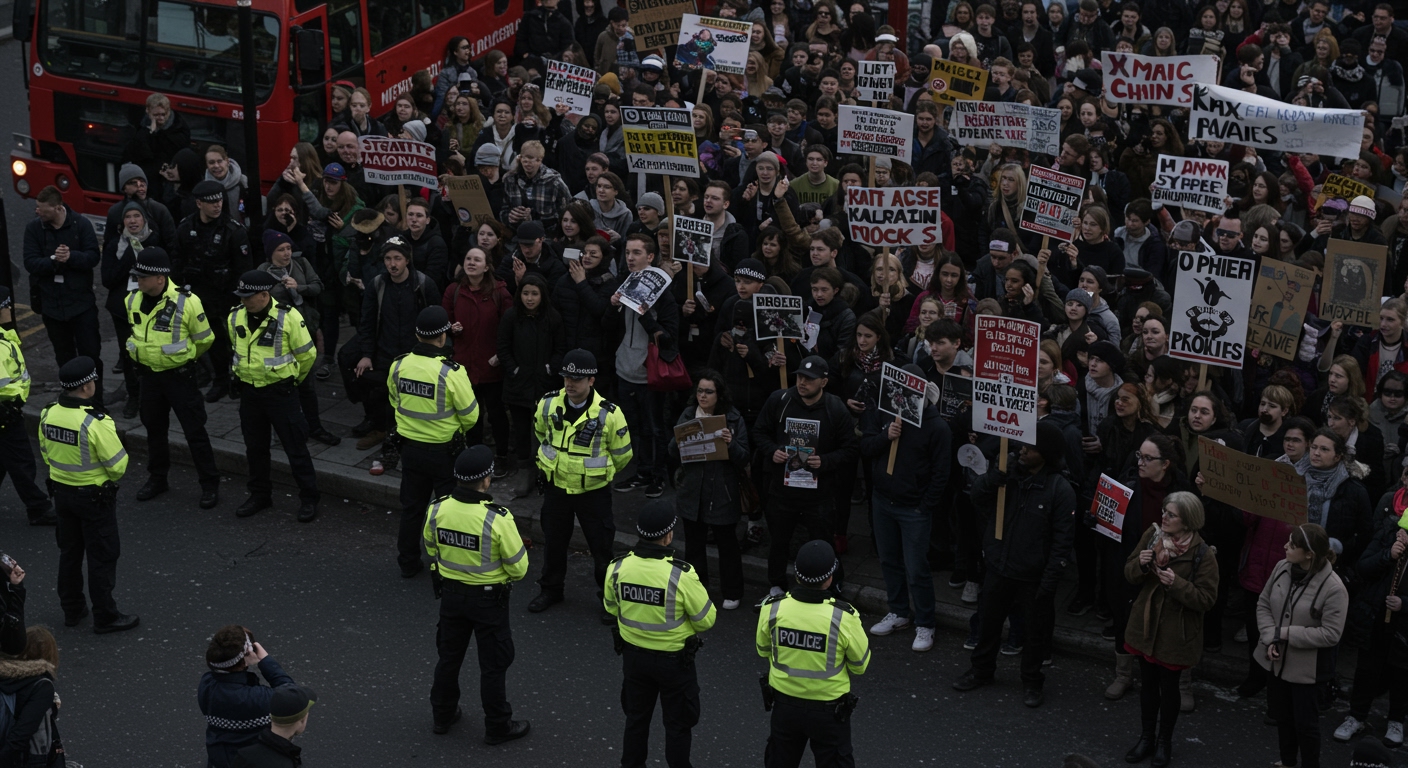 More Than 20 Arrested in London Protest Supporting Banned Palestine Action Group Under Terrorism Laws