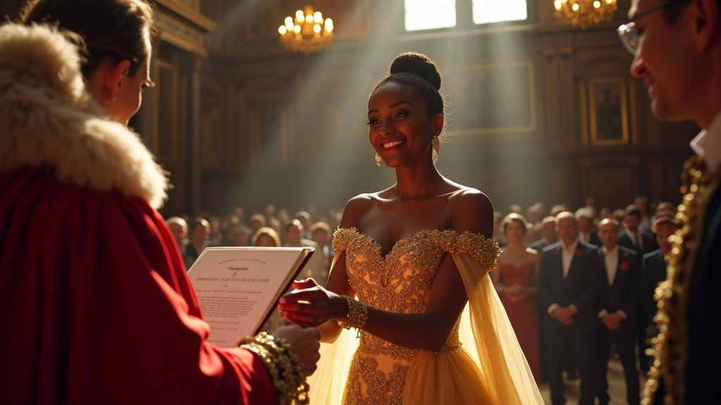 Oti Mabuse Celebrated with Freedom of the City of London