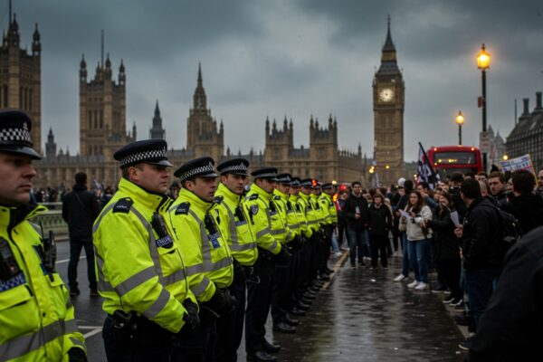 UK Bans Palestine Action: Over 20 Arrested in London Protest on Suspicion of Terrorism Offenses