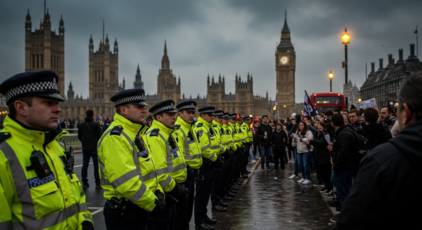 UK Bans Palestine Action: Over 20 Arrested in London Protest on Suspicion of Terrorism Offenses