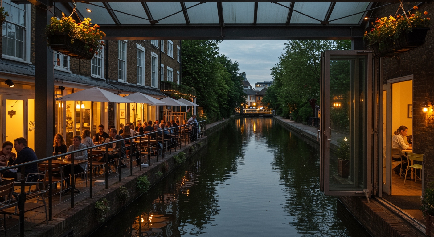 Waterside Dining Debut: Canal Restaurant and Bar Opens in Westbourne Park from Acclaimed Team