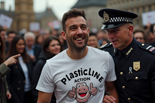 From Claymation to Controversy: London Arrest Over 'Plasticine Action' T shirt Ignites Free Speech Debate