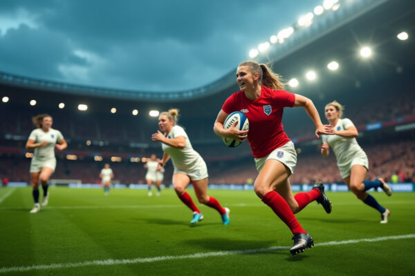 Red Roses Roar: England Kicks Off Record Breaking Women's Rugby World Cup Against USA in Sunderland