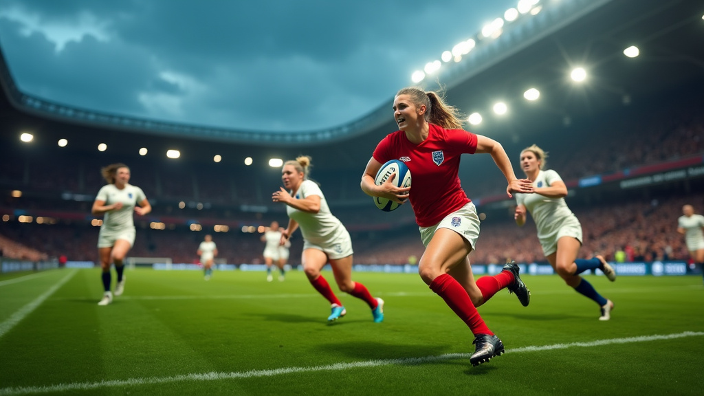 Red Roses Roar: England Kicks Off Record Breaking Women's Rugby World Cup Against USA in Sunderland