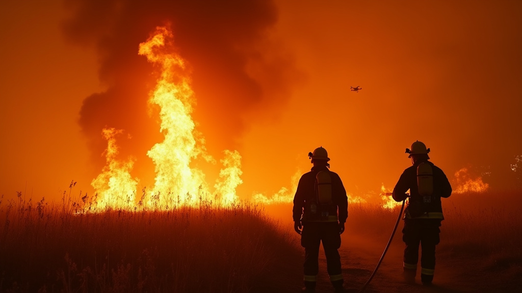 Wildfire Erupts in North East London as UK Braces for Fourth Heatwave