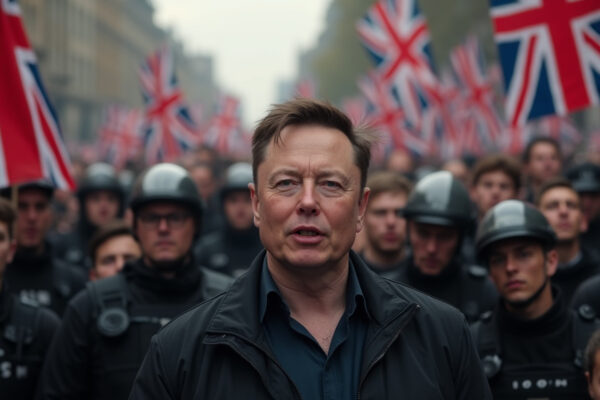 Elon Musk’s ‘Fight Back or Die’ Speech Ignites London Anti-Immigration Rally; Protests Turn Violent, Police Injured