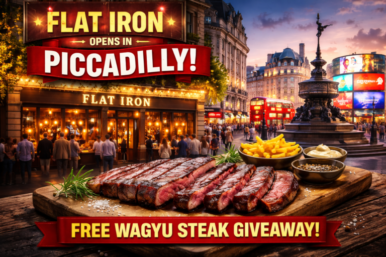 Flat Iron Returns to Central London with Piccadilly Opening and Free Wagyu Steak Giveaway