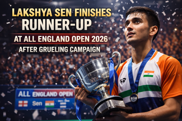 Lakshya Sen Finishes Runner-Up at All England Open 2026 After Grueling Campaign