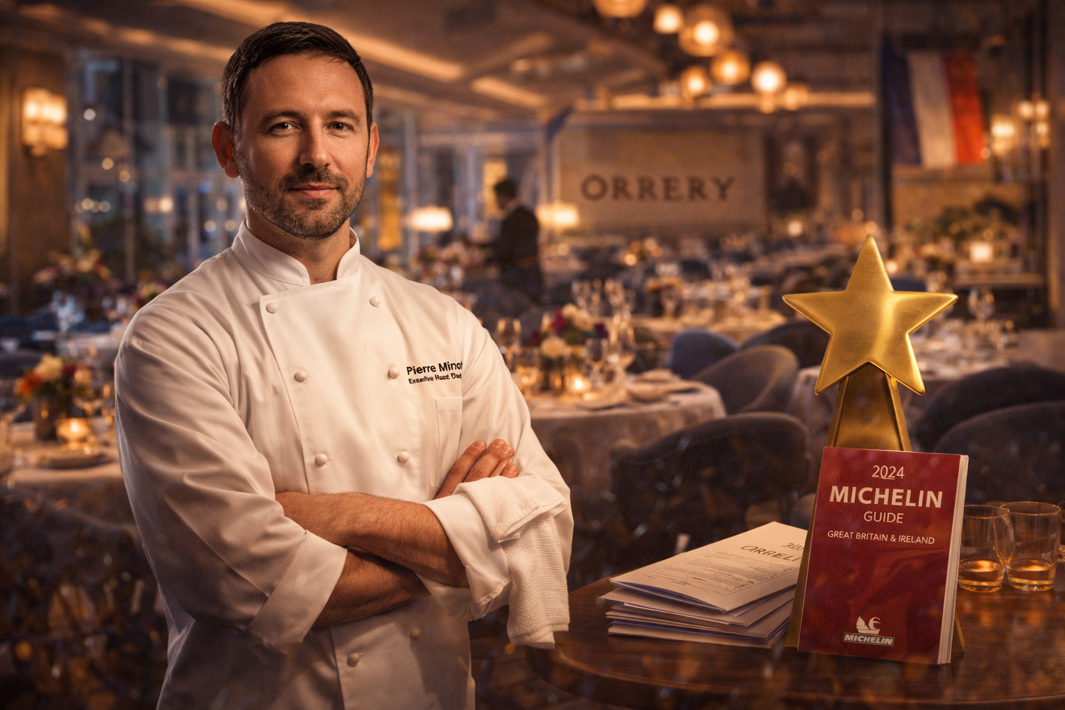 Pierre Minotti Takes Helm at Orrery Ushering in New Era of Michelin Ambition