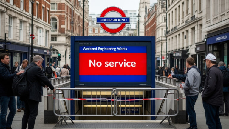 London Travel Alert: Weekend Tube Closures for Sept 12-13
